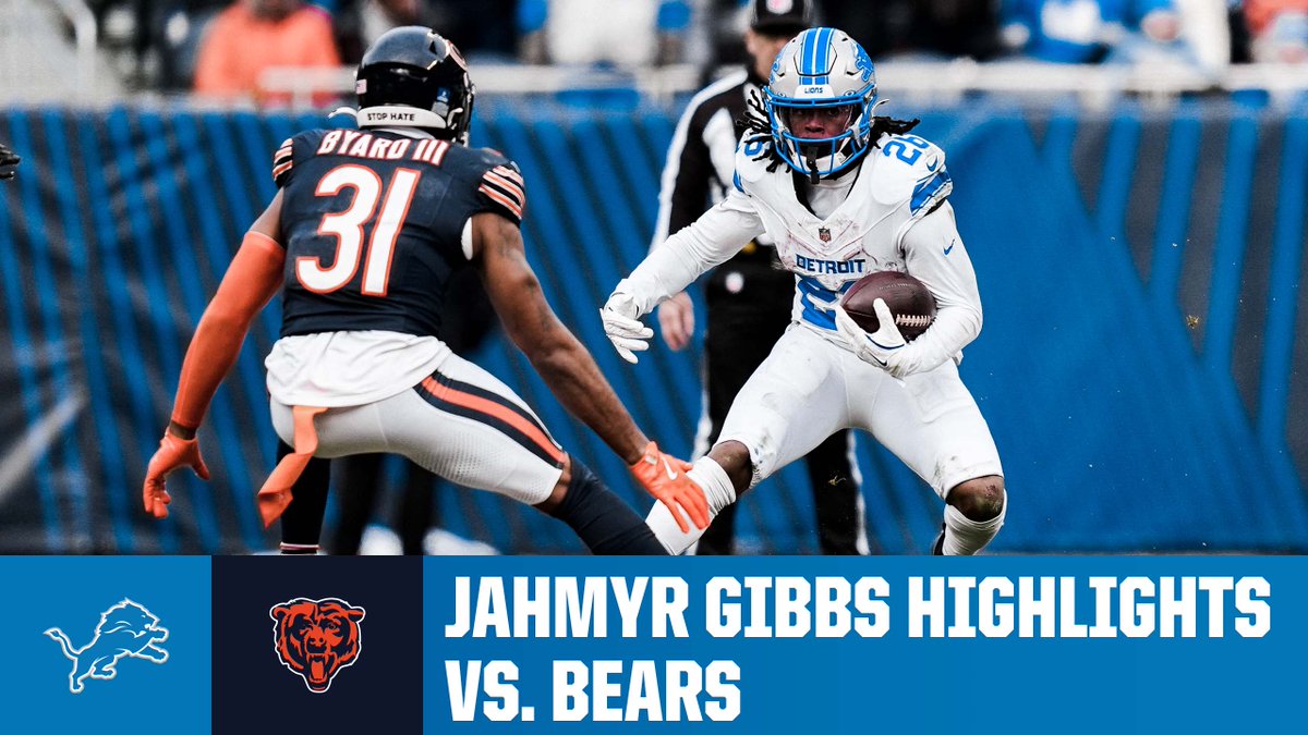 .Jahmyr Gibbs in the #Lions' Week 16 win: ⚡️ 27 touches ⚡️ 154 yards ⚡️ 1 TD #ProBowlVote