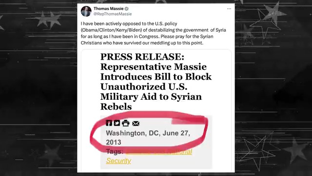 A U.S. designated terrorist organization now runs Syria, but it was the U.S. and Israel that brought about the overthrow of the Syrian government. It’s not a coincidence our agencies did this shortly after Trump won the election and before he took office. Redacted