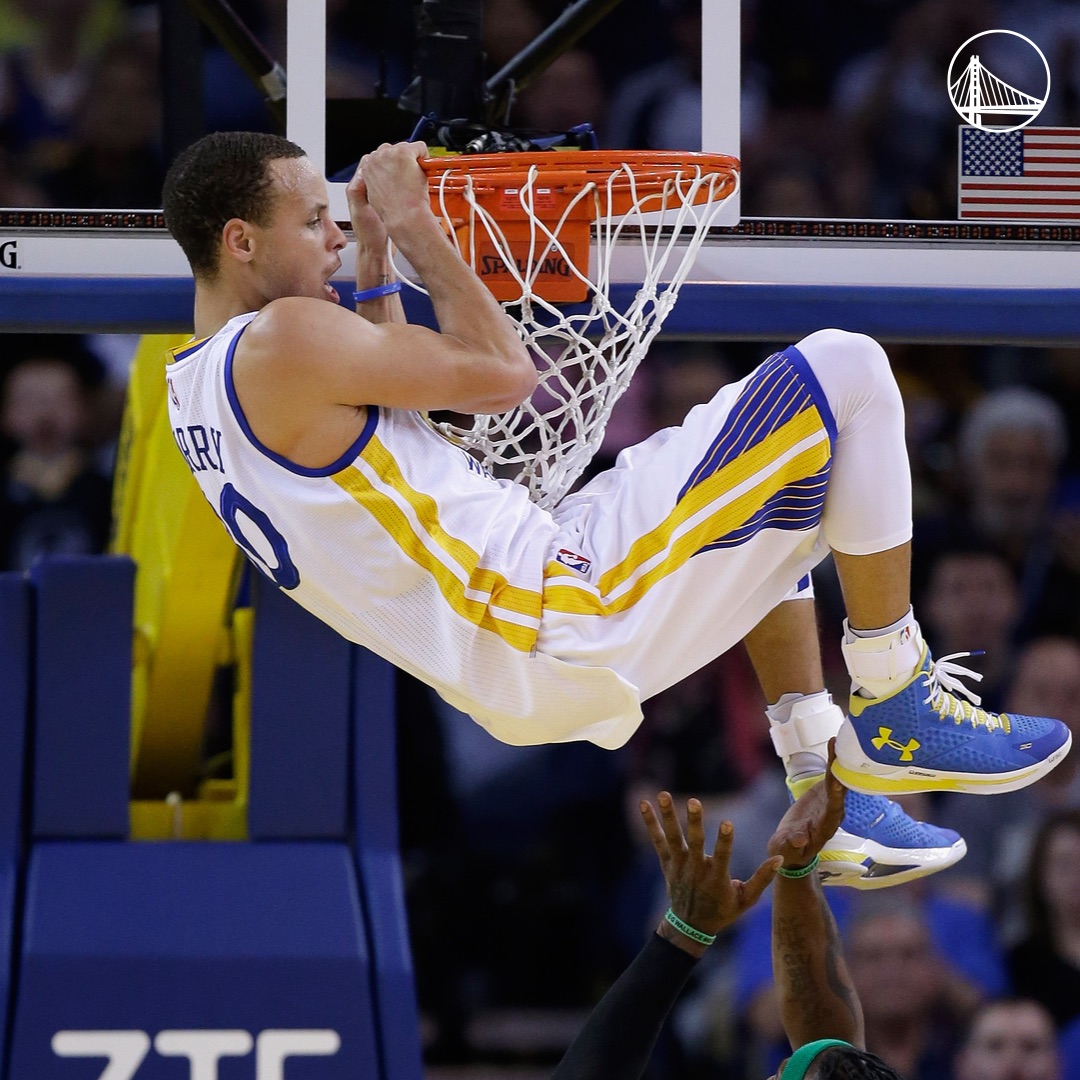 Un vídeo para disfrutar: Los mejores mates de Stephen Curry No todo son triples👨🍳