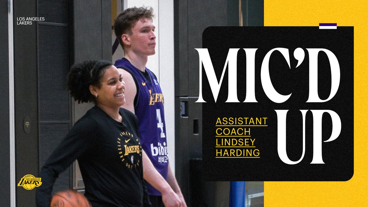 Go BTS at practice with Assistant Coach Lindsey Harding 🎙️