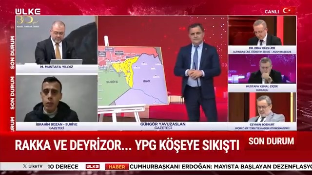 🔴 Kuzey Suriye'de PKK/YPG'nin son saatleri.. 📍Bundan sonra ne olacak? Sahada ki son durumu Gazeteciler Güngör Yavuzaslan ve Suriyeli gazeteci İbrahim Bozan anlatıyor. GÜNGÖR YAVUZASLAN İbrahim Bozan
