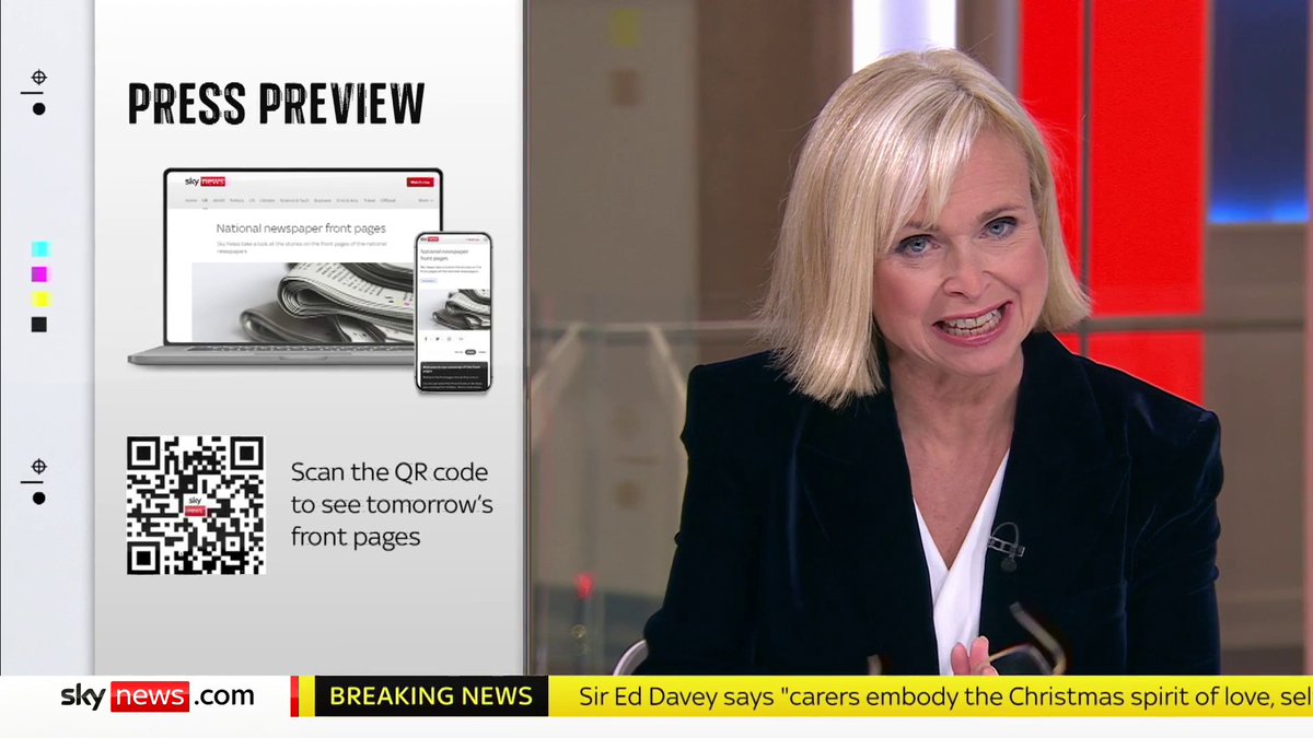 What’s on Tuesday's front pages? 📰 Sky's Anna Botting takes a first look at tomorrow's top stories with Salma Shah and Alex Andreou on the #PressPreview. #SkyPapers 👉 📺 Sky 501, Virgin 602, Freeview 233 and YouTube