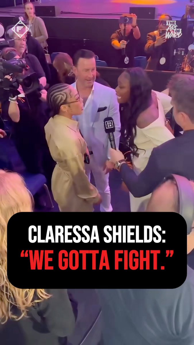 .Claressa Gwoat Shields is ready for the smoke.