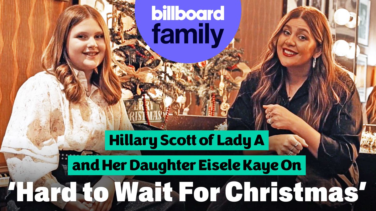 .Lady A's Hillary Scott and her daughter Eisele Kaye talk about writing their Christmas song "Hard to Wait For Christmas" and more. 🎄🎶