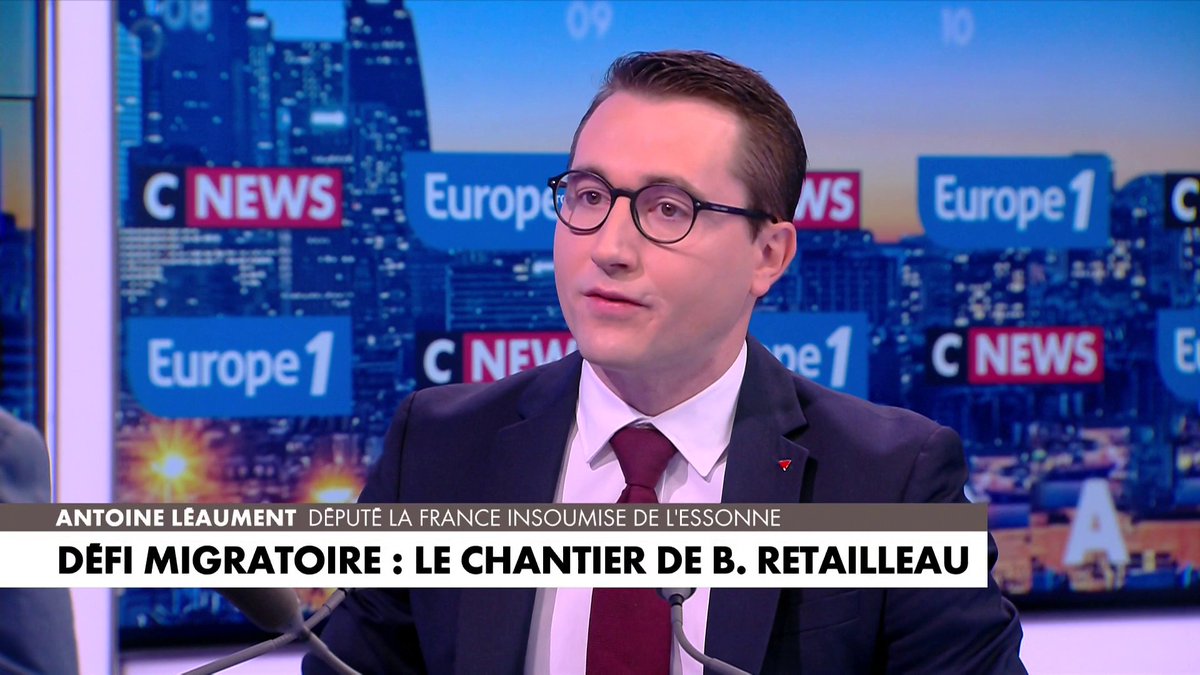 Antoine Léaument député LFI de l’Essonne : «Notre devoir comme pays des Droits de l'Homme est d'accueillir les gens dignement et correctement», dans #LaGrandeInterview