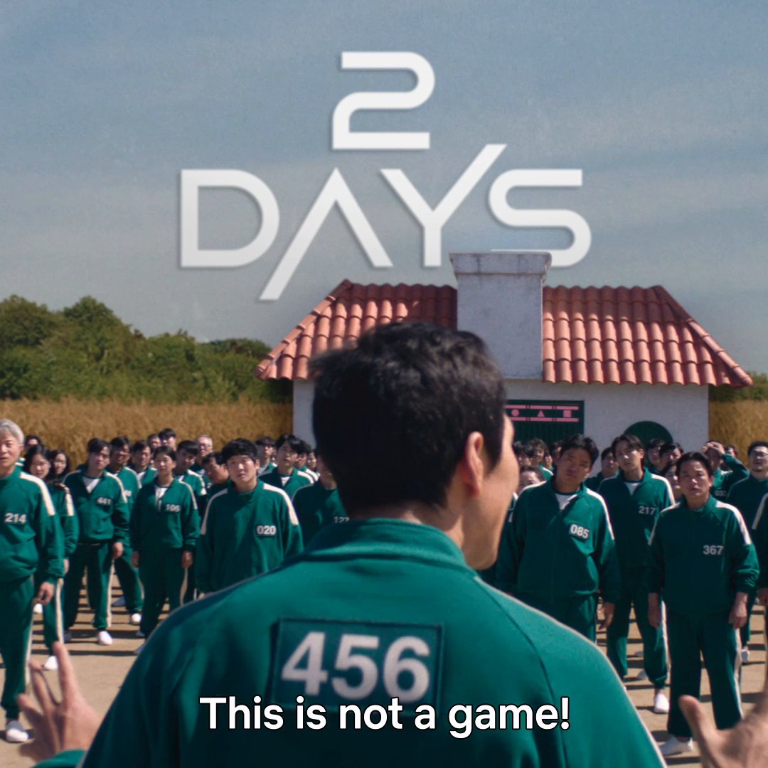 TWO DAYS until #SquidGame2