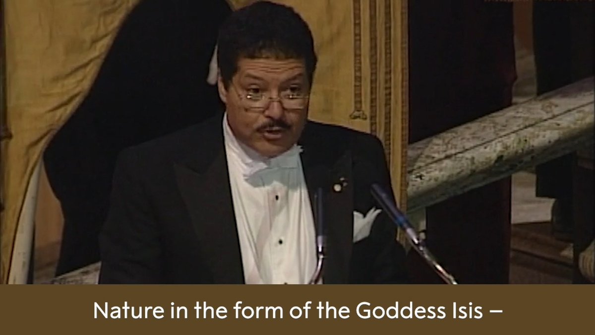 "A personal story ... a voyage through time.” For Ahmed Zewail, awarded the 1999 chemistry prize, the Nobel Prize medal carried a deeper symbolic story which he traced in his banquet speech back to his early life in Egypt. Read the full speech: