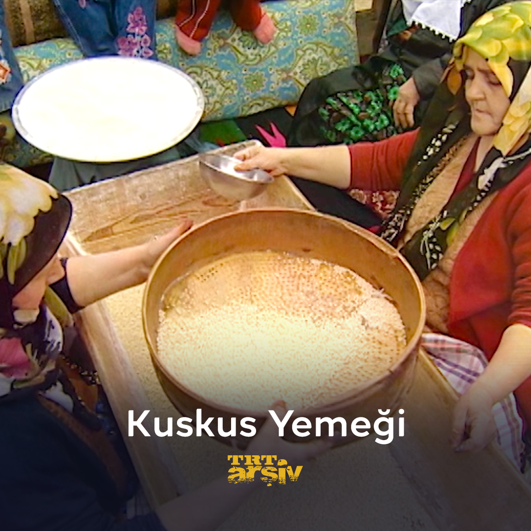 #Edirne’nin Keşan’a bağlı Lalacık köyünde yörenin sevilen lezzeti kuskusun yapımına tanıklık ediyoruz.