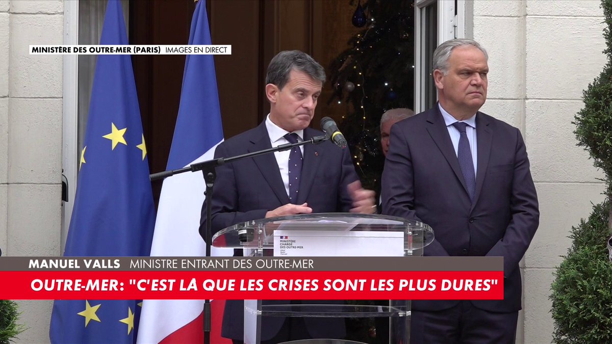 Manuel Valls, ministre entrant des Outre-Mer : «Je mettrai toute mon énergie au service des Ultramarins».