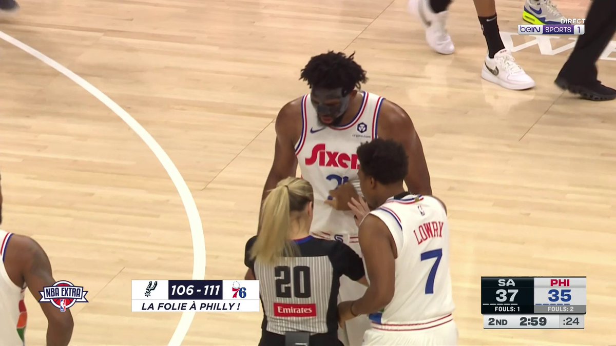 🏀 #NBAExtra 💥 Retour sur l'expulsion de Joel Embiid, qui a complètement craqué !