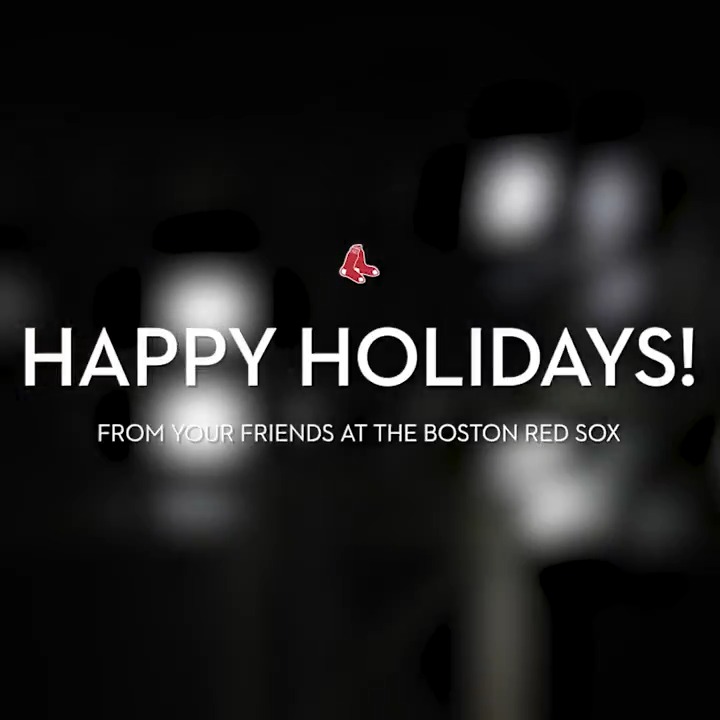 Happy Holidays, Red Sox Nation! ❤️