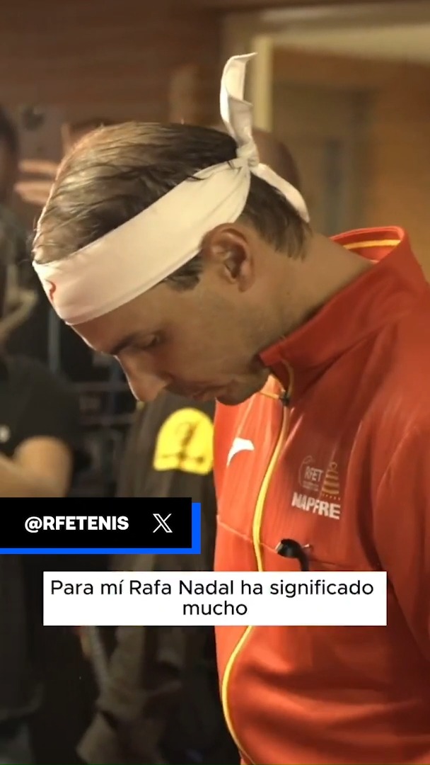🇪🇸 El 𝐩𝐫𝐞𝐜𝐢𝐨𝐬𝐨 vídeo homenaje a Rafa Nadal con tenistas españoles de la Tenis España: 🗣 "Ha sido una inspiración"