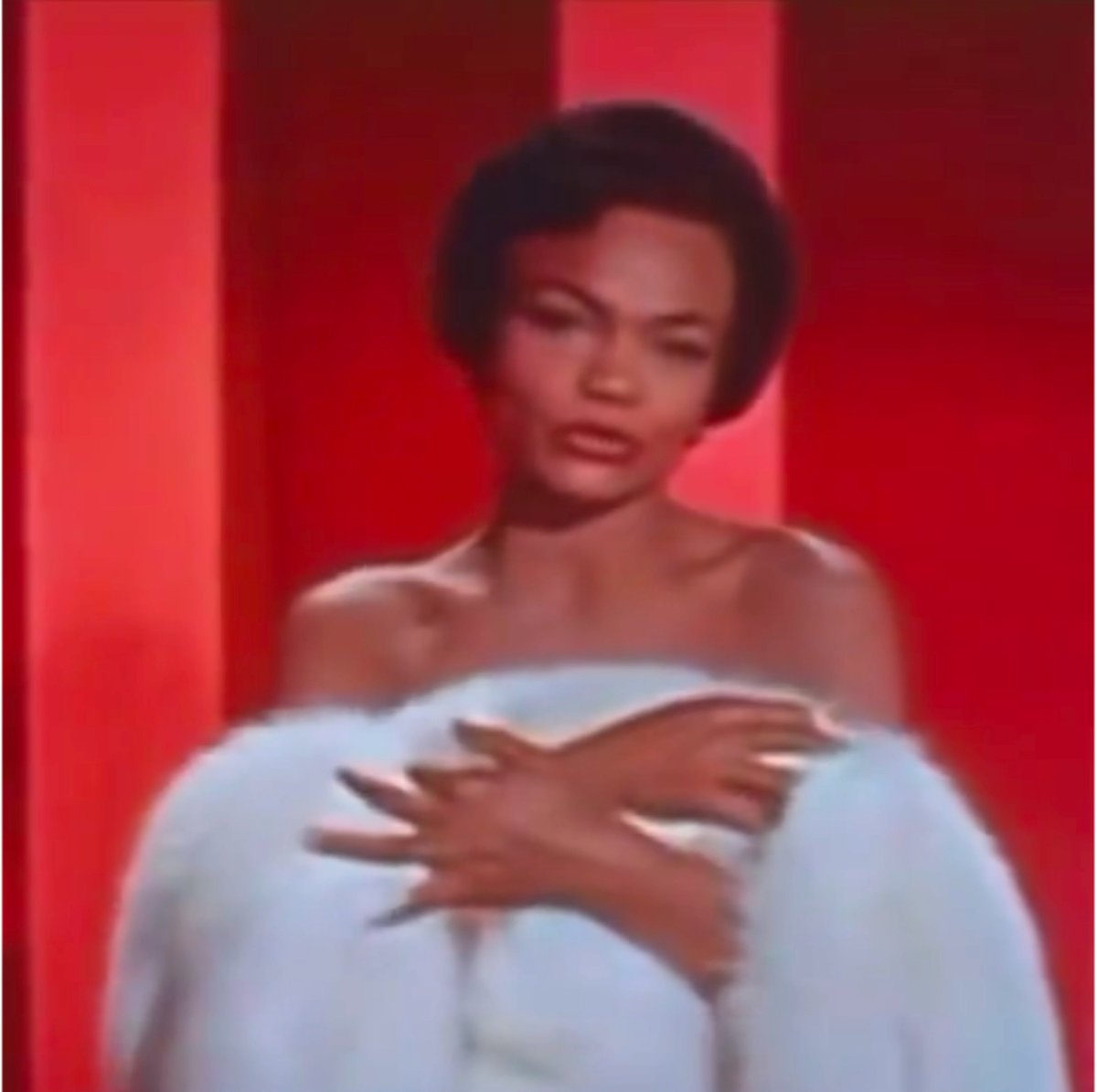 Santa Baby 🎅🏿— Eartha Kitt, 1957. The song was once banned from southern radio stations. After being released in 1953, it quickly became the top selling Christmas song of the year.