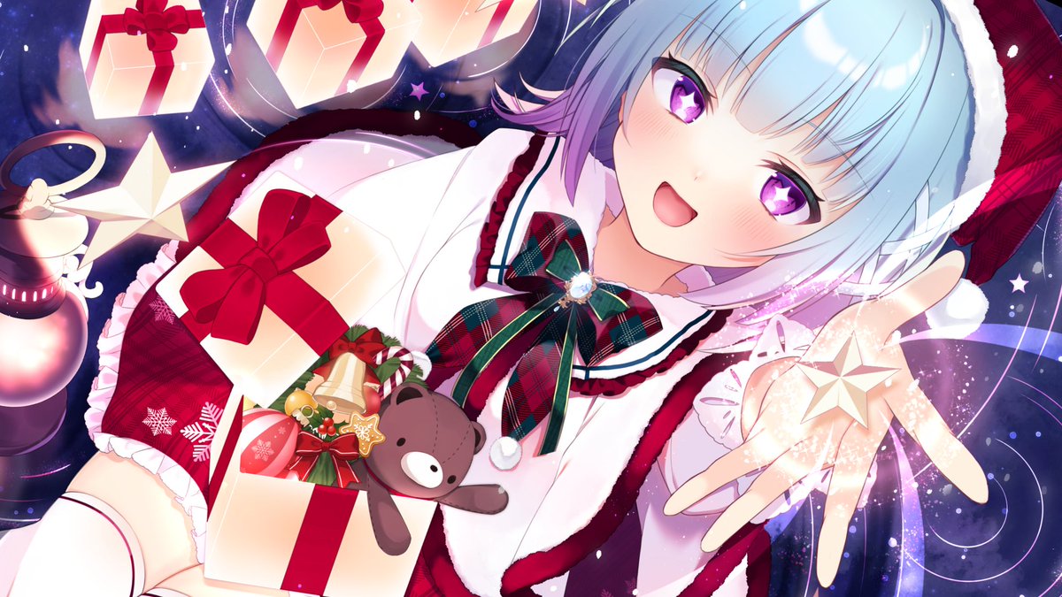【 新曲 / NEW SONG 】 Kirakira Noel Story!! / Reku Mochizuki 今日は #クリスマス!れくもちちゃん(仮称)からプレゼントが届いたよ🎁✨ Artwork : ナナシ (ナナシ🍒C106(土)東5ネ13a) Full : 𝑴𝒆𝒓𝒓𝒚 𝑿𝒎𝒂𝒔…🎅🎄#キラノエ