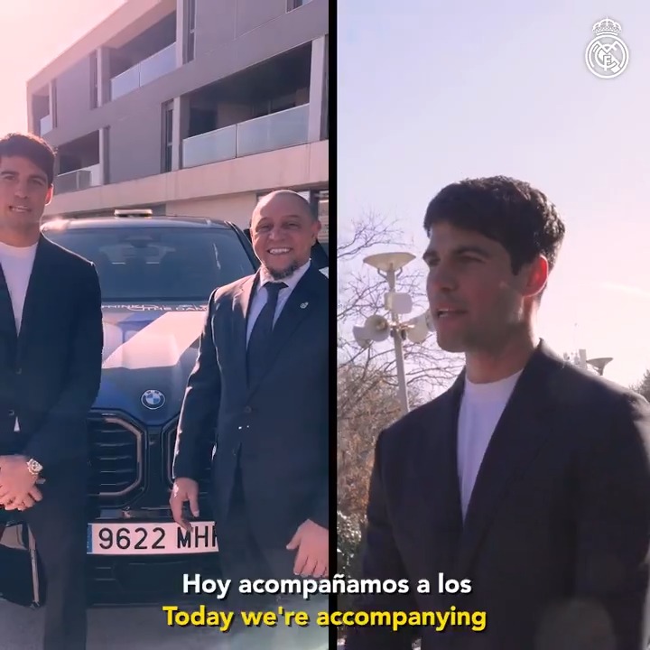 ⚽✖️🚗✖️🎾 👉 @CarlosAlcaraz 👉 Roberto Carlos #RethinkTheGame | BMW España