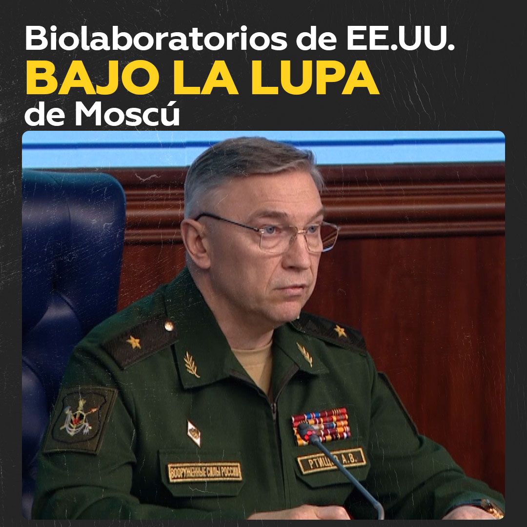 🇷🇺 Moscú expone la verdad sobre laboratorios de EE.UU. en África El Ministerio de Defensa de Rusia afirmó que Washington considera al continente africano como un campo de pruebas para medicamentos experimentales.