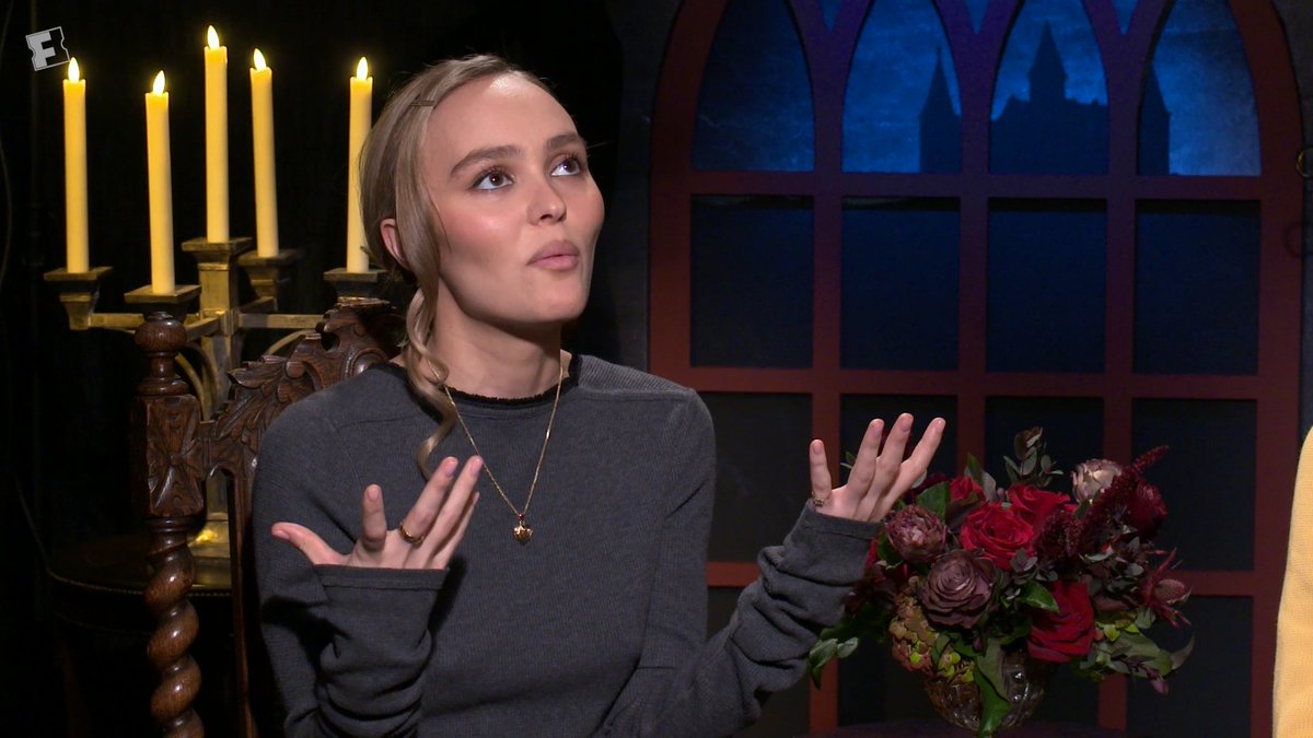 Lily Rose-Depp goes in depth about the dark love triangle at the beating heart of #Nosferatu - In theaters tomorrow! 🎟️'s -