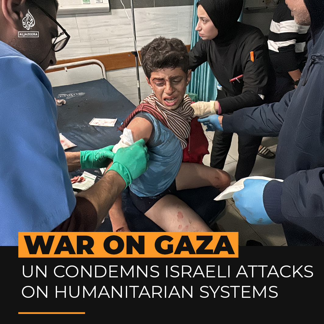 Israel's military used ‘remote controlled robots’ to plant explosives outside Gaza’s Kamal Adwan Hospital, injuring medical staff and patients. The UN condemned Israel’s repeated attacks on hospitals.