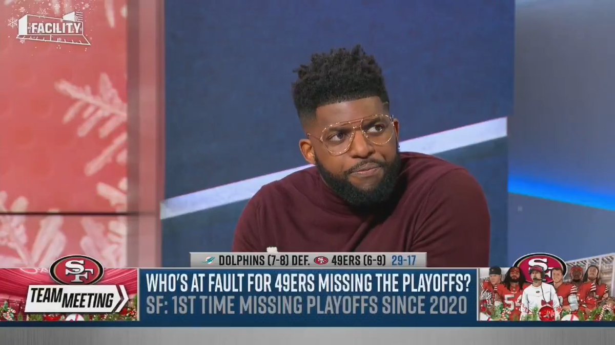 .Emmanuel Acho blames the Ninersโ ego for their downfall: โAn ego unchecked leads to the demise of every individual and it lead to the demise of the Niners.โ