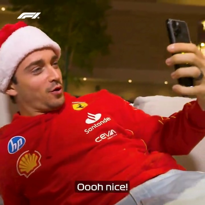 Wait to find out the only 2024 Secret Santa gift to get a 'return to sender' 🤣 #F1