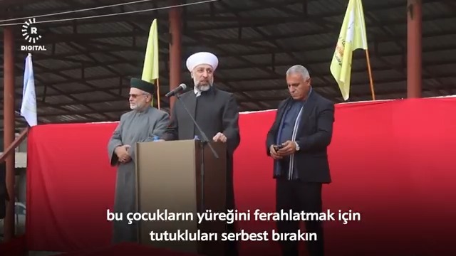 Şeyh Murşid Xeznewi: 📌Özerk Yönetime ricada bulunuyorum; hapishaneleri temizleyin. Bir Kürdün başka bir Kürdün hapishanesinde kalması ayıptır! 📌İkinci ricam... Neden bazı Kürt basın organları resmi bir şekilde çalışamıyor? 📌Talebim, #Rûdaw’ın Rojava’ya gelmesidir