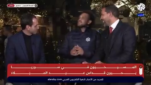 "جو شو" في مدينة #دمشق خلال احتفالات عيد الميلاد Joe