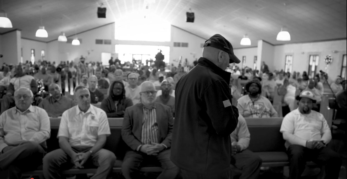 The prison town hall was broadcast to the entire jail. Every cell block. Life is bigger than us, my Brothers and Sisters. Blessed Christmas. May we be worthy.