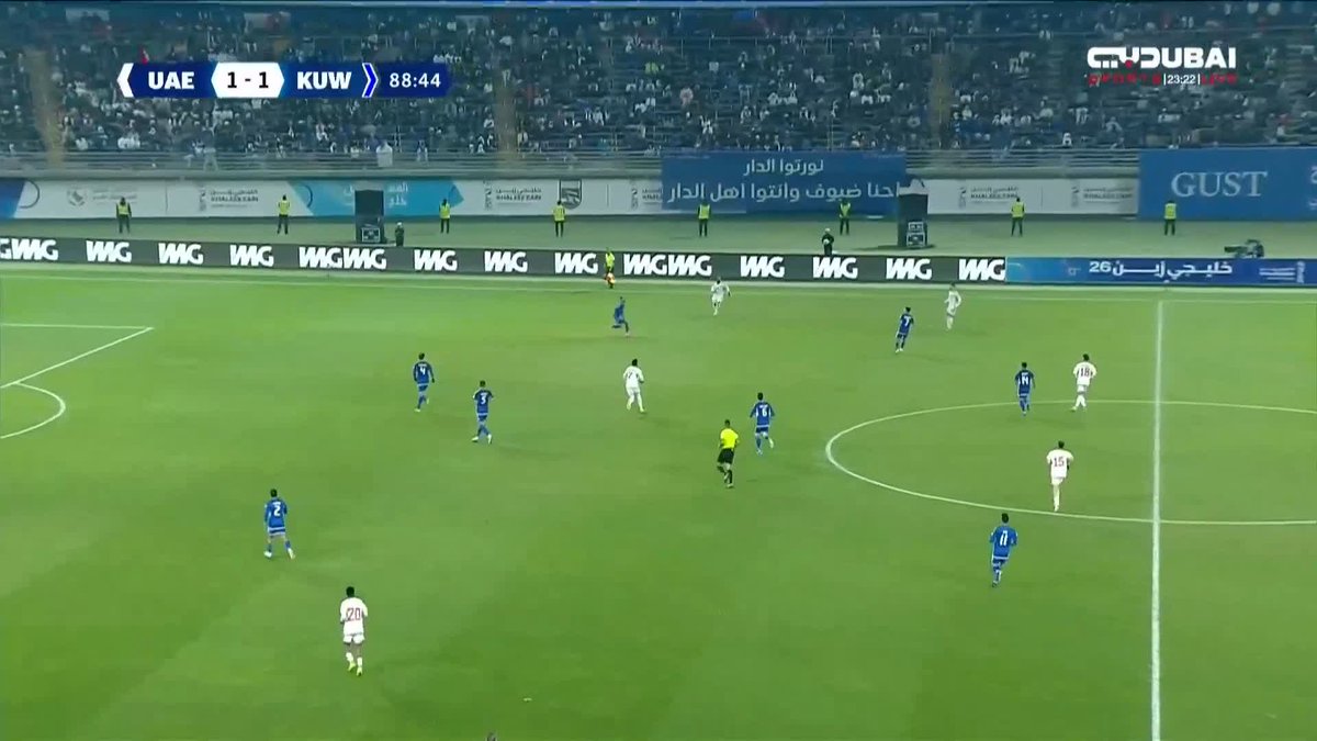 هدف منتخب الكويت بصوت المعلق القدير رؤوف خليف 💙🔥 #الكويت_الامارات