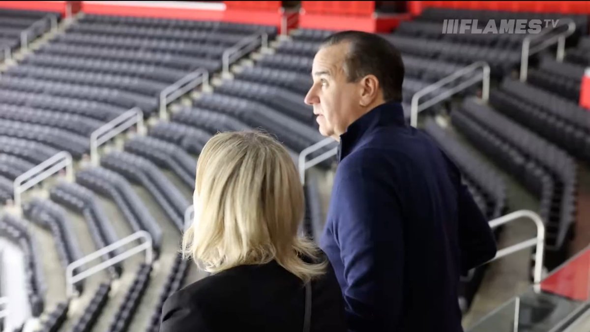 The Calgary Flames are using Little Caesars Arena in Detroit as an inspiration for the new Scotia Place! 🎥: FlamesTV