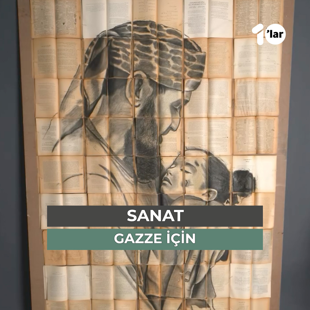Sanatçı Montether Alhkeem, Gazze’yi farklı bir bakış açısı ile yorumladı