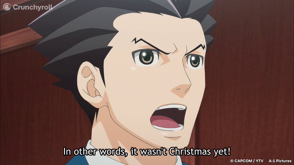 It's almost Christmas! 👨‍⚖️🎄 (via Ace Attorney)