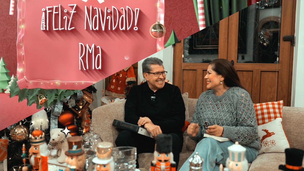 En esta Navidad, María de Jesús -mi esposa- y yo reflexionamos sobre lo que deseamos para México: más justicia, menos hambre, menos odio. Que esta noche esté llena de amor, paz y unión familiar; les enviamos nuestros mejores deseos. ¡Felicidades y que el próximo año sea mejor!