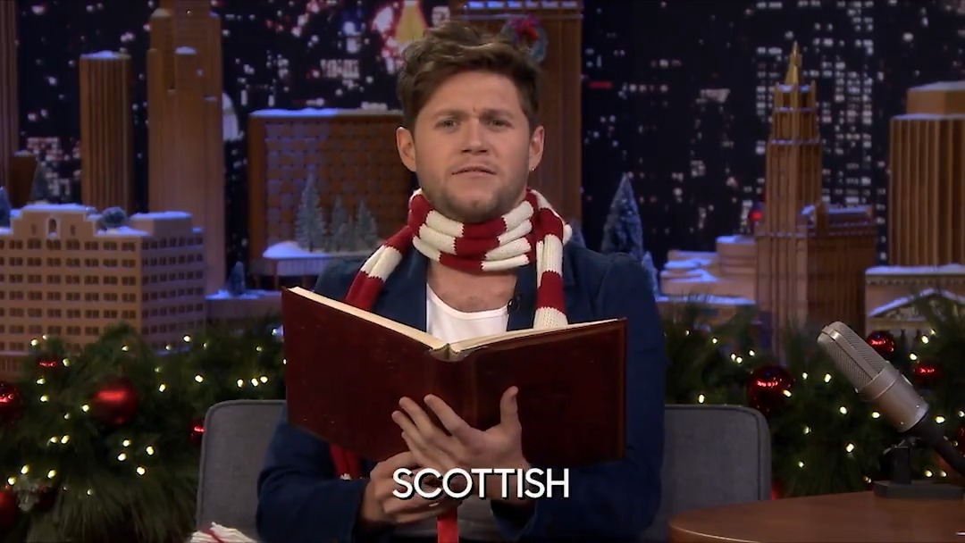 .Niall Horan reads “'Twas the Night Before Christmas” in 7 different accents 📕🎄 #FallonFlashback #Holiday