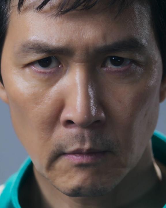 Gi-hun returns. A hearty welcome to Player 456 back to Squid Game in Season 2.
