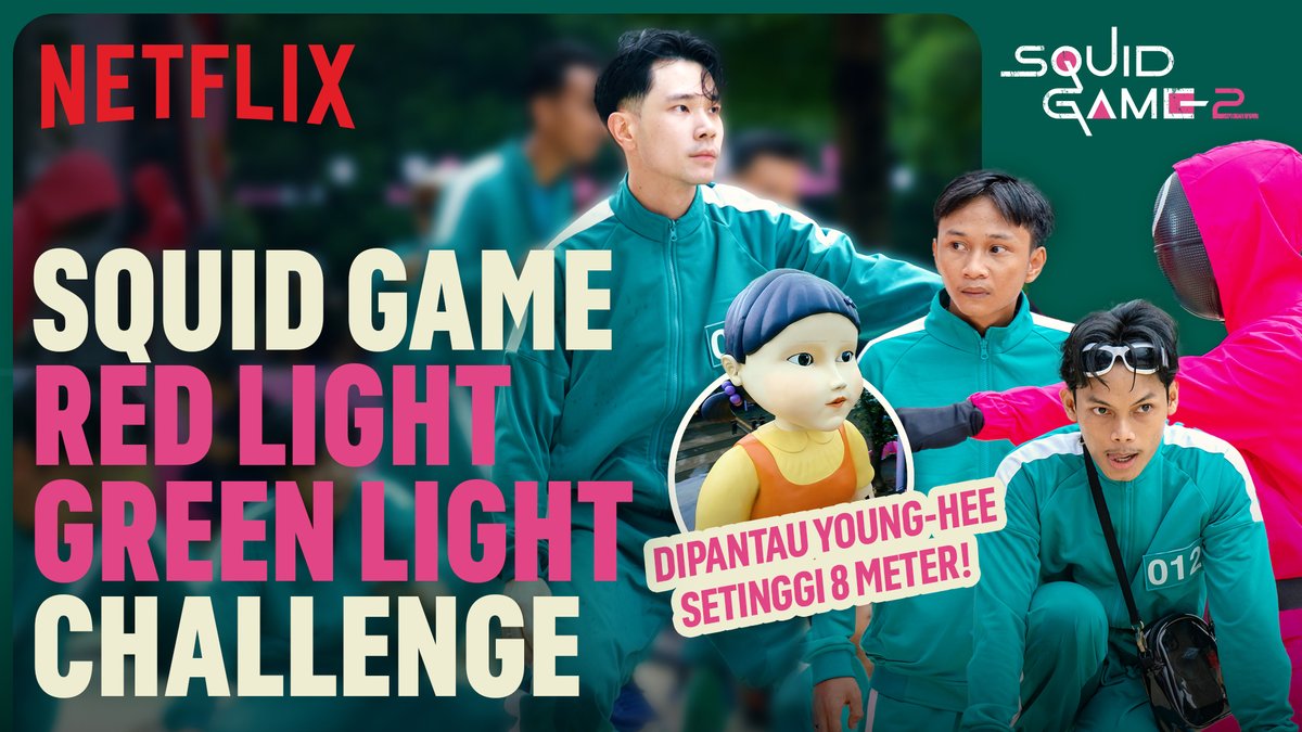 Boneka Dakjal jadi pusat perhatian warga Plaza Timur GBK di acara Squid Game: Red Light Green Light Challenge! Hype para pemain & penonton juga nggak kaleng-kaleng 🥹✨ Kamu ada di sana nggak?