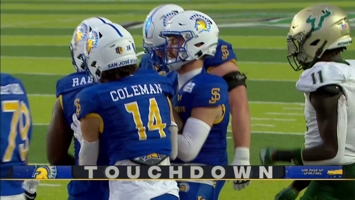 San Jose State capitalizes on the INT and takes their first lead of the Hawai'i Bowl 💪