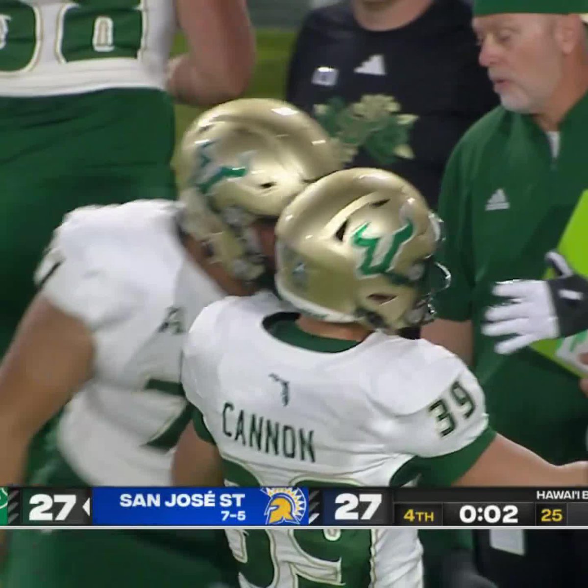 FREE CHRISTMAS EVE FOOTBALL IN THE HAWAI'I BOWL 🔥 South Florida doinks in the kick to send it to OT! 📺: ESPN