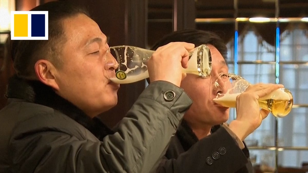 North Korea has opened up a new landmark beer bar and restaurant in its capital, Pyongyang.