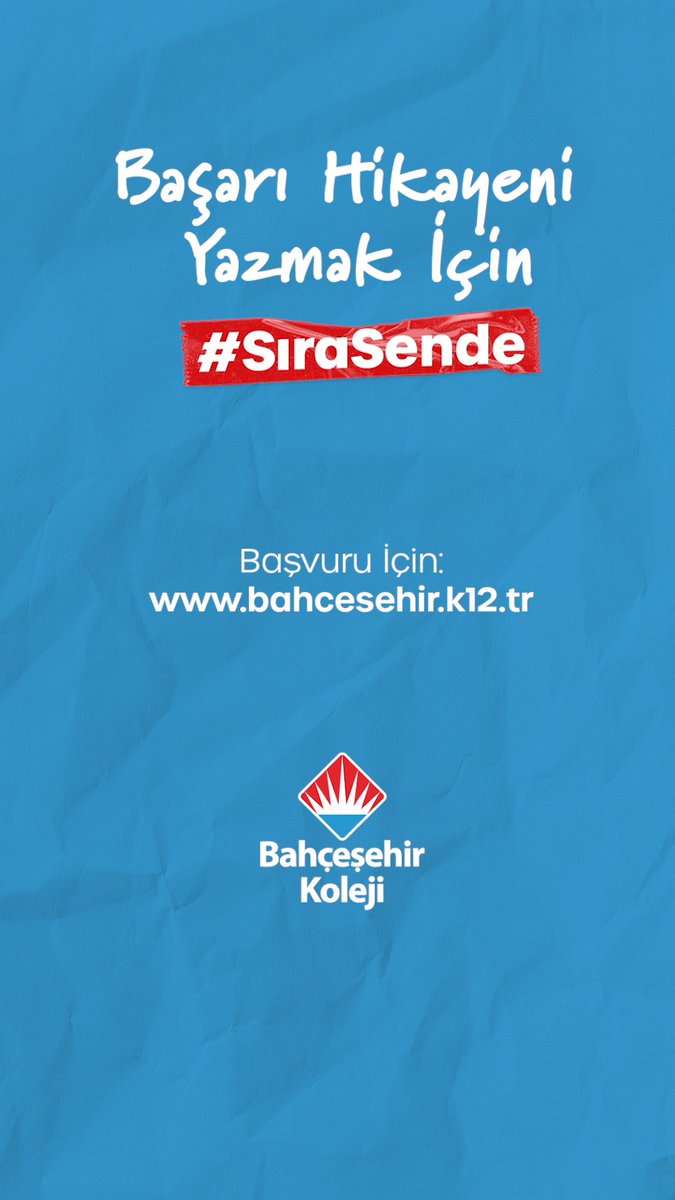 Bahçeşehir Koleji ile hayallerindeki eğitime ulaşmak senin elinde.🤩 Bursluluk Sınavı ile başarı hikayeni yazmak için #SıraSende !✏️ 🔗Başvuru için