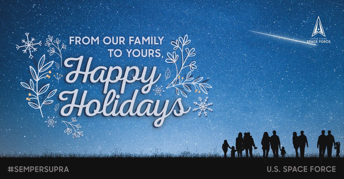 Happy holidays from the Space Force!