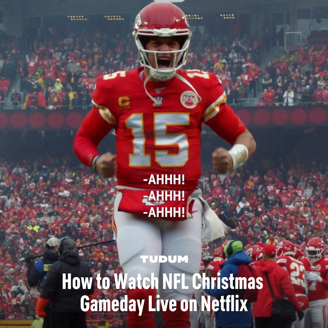 🏈 Chiefs vs. Steelers @ 1 pm ET 🏈 Ravens vs. Texans @ 4:30 pm ET Here's how to watch NFL Christmas Gameday Live on Netflix today: