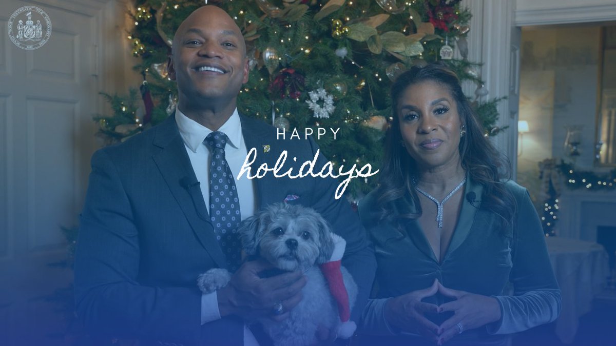 Wishing a Merry Christmas and happy Hanukkah to every Marylander celebrating today! Dawn, Tucker, and I hope your holiday is filled with warmth, joy, and cherished moments with those you love.