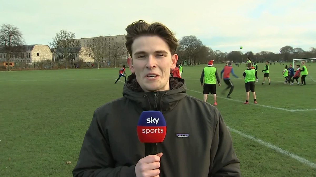 Street Soccer Scotland held their 10th annual Christmas Day football match for socially excluded men and women at Leith Links this morning 🎅⚽️ Founder David Duke and coach Stuart Lovell spoke to Sky Sports News ⤵️