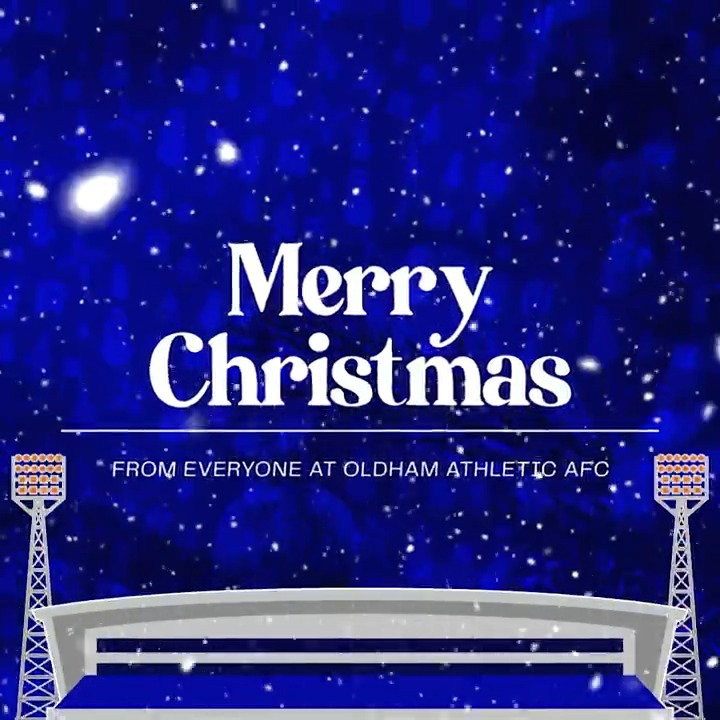 💙 A Christmas Day message from Frank. #oafc