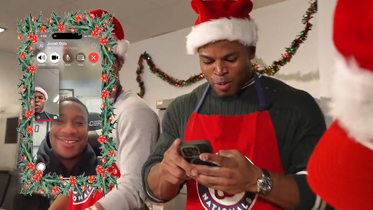 DON'T LET THE NATS youth baseball academy oven GET HOT 🗣️ ❄️ season's greetings from the nationals family to yours ❤️🔥