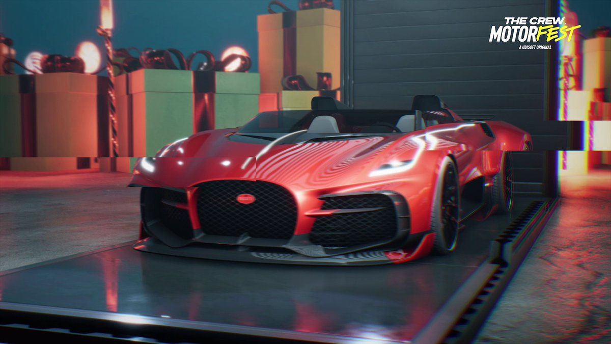 You said unique? 💎 Join #TheCrewMotorfest Hollidaze Summit Contest and get a chance to add to your collection the unique Bugatti Veyron Barchetta Velvet Edition!