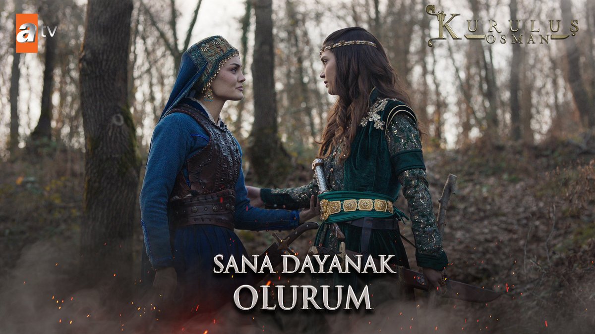Gonca Hatun ve Holofira arasındaki buzlar eriyor mu? "Yorulursan ben sana dayanak olurum!" #KuruluşOsman atv