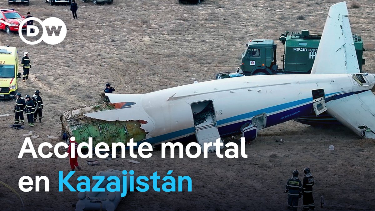 Más de 30 muertos deja accidente aéreo en #Kazajistán La aeronave, de fabricación brasilena, debió aterrizar de emergencia a causa de un fallo técnico. Al parecer, el desperfecto se debió a una coalición con un grupo de aves. Al menos 32 personas sobrevivieron al #accidente. /jr