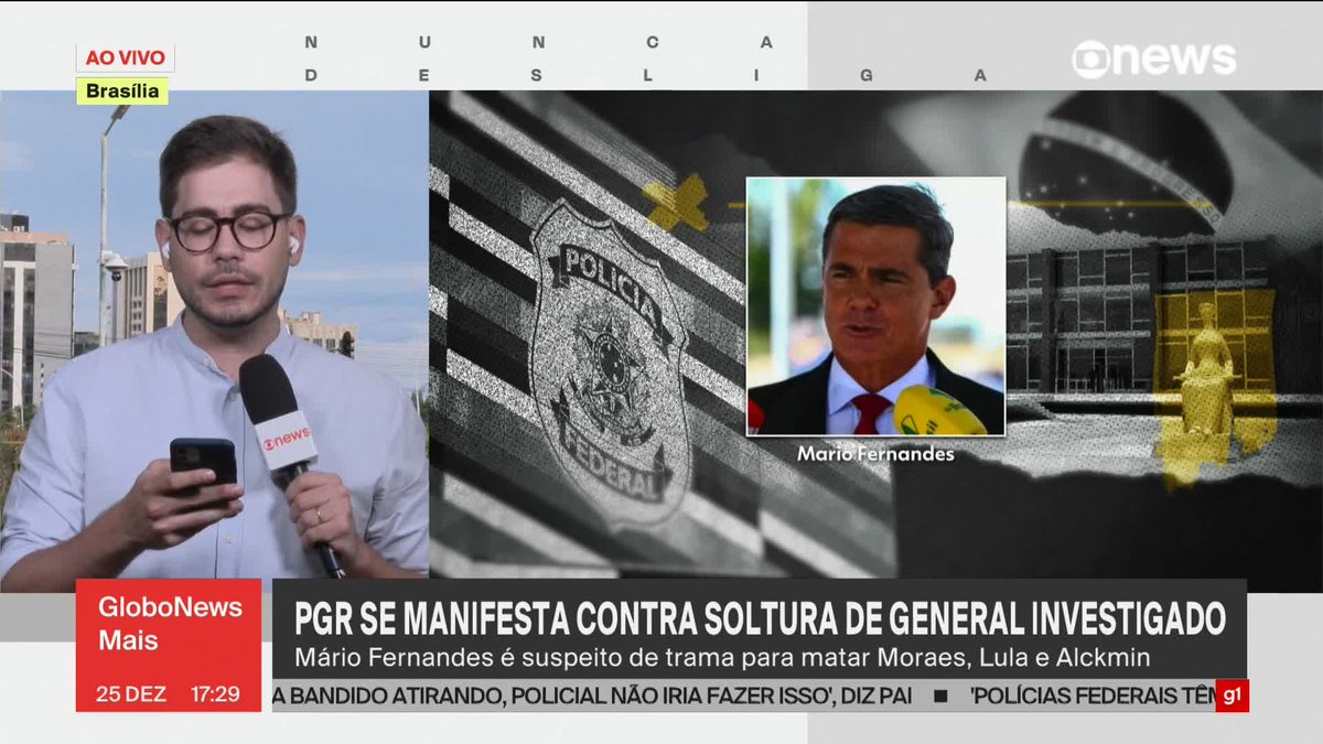 ATENÇÃO: a PGR se manifestou CONTRA A SOLTURA do general Mário Fernandes e ele passará o fim de ano na jaula! PGR e o Alexandre de Moraes estão trabalhando a todo vapor neste fim no ano e em breve devem ocorrer mais prisões!