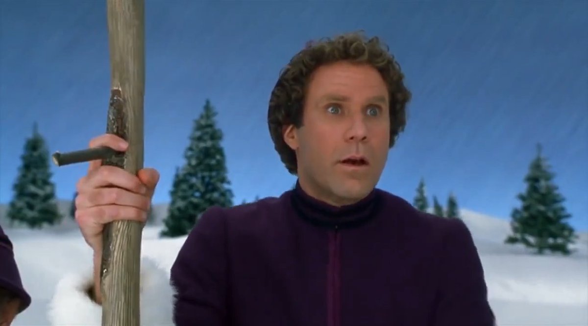 The initial 'Elf' screenplay featured Buddy in a North Pole hockey game 😂🏒 Sadly, it didn't make the final cut of the movie :(